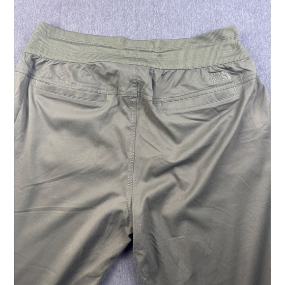 The North Face Womens Olive GREEN  Drawstring Athletic Hiking Pants - Picture 1 of 9